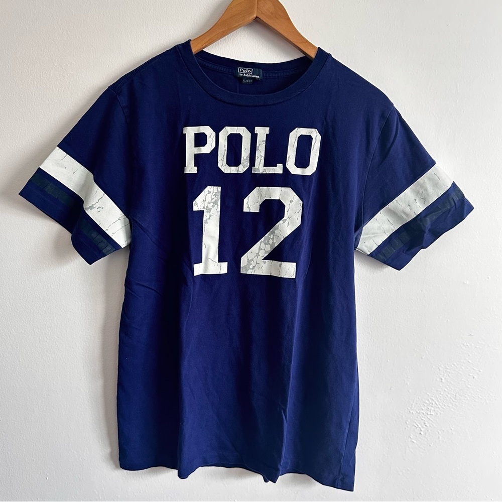 Polo by Ralph Lauren Navy Blue Short Sleeve Tee - Picture 1 of 5